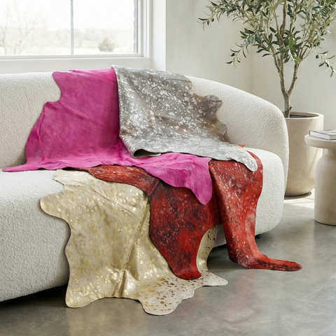 Kuhfelle - Exotische Farben