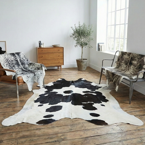 Schwarz-Weiße Kuhfelle