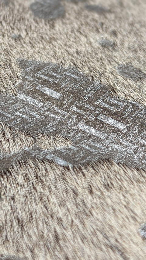 Kuhfell silber