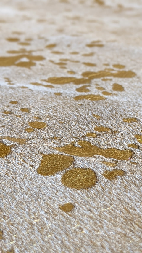 Kuhfell gold