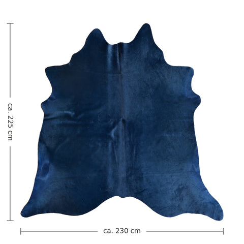Kuhfell blau